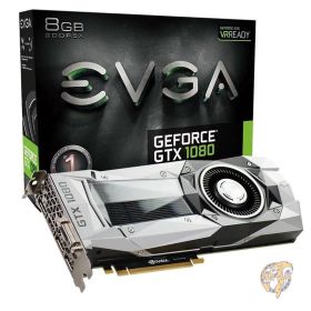 【クーポン配信中】EVGA GeForce GTX 1080 FOUNDERS EDITION GDDR5X 8GB 08G-P4-6180-KR 並行輸入品 送料無料