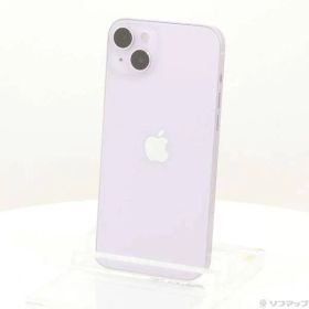 〔中古品〕 iPhone14 Plus 256GB パープル MQ4M3J／A SIMフリー【349】