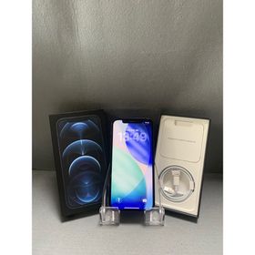 アップル(Apple)の美品 国内版 SIMフリー iPhone12 Pro 128GB ブルー色(スマートフォン本体)