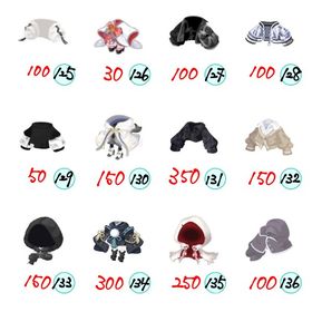 服 トップス まとめ売り バラ売り ③ 30円〜 | ピグパ(ピグパーティ)のアカウントデータ、RMTの販売・買取一覧