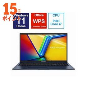 15倍ポイント ノートパソコン Vivobook 17 クワイエットブルー X1704VA-AU120W ［17.3型 Windows11 Ho…