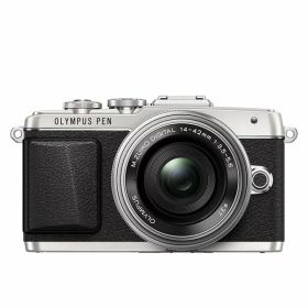 【中古】オリンパス OLYMPUS E-PL7 14-42mm EZレンズキット シルバー