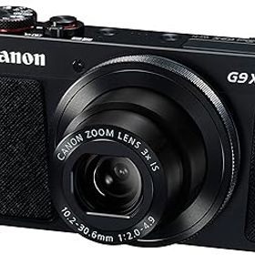 【中古】Canon デジタルカメラ PowerShot G9 Xブラック 光学3.0倍ズーム 1.0型センサー PSG9XBK