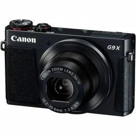 【中古】キヤノン Canon PowerShot G9 X ブラック 光学3.0倍ズーム 1.0型センサー PSG9X BK