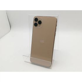 【中古】Apple SoftBank 【SIMロック解除済み】 iPhone 11 Pro Max 64GB ゴールド MWHG2J/A【津田沼】保証期間1ヶ月【ランクC】