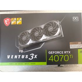 エムエスアイ(msi)のMSI GeForce RTX 4070 Ti VENTUS 3X 12G O…(PCパーツ)