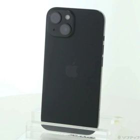 【中古】Apple(アップル) iPhone15 256GB ブラック MTMN3J／A SIMフリー 【349-ud】
