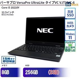中古 ノートパソコン NEC Core i5 256GB Win11 VersaPro UltraLite タイプVC VJT10/C-6 12.5型 SSD搭載 ランクC 動作A 6ヶ月保証