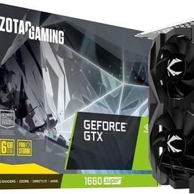 ZOTAC グラフィックボード GAMING GeForce GTX 1660 SUPER Twin Fan[ ZTGTX1660S-6GBTWIN/ZT-T16620F-10L]（箱・説明書欠け） グラフィックボード