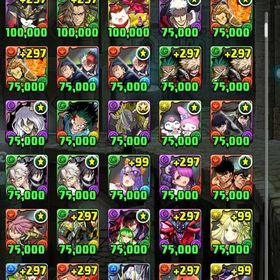 iOS専🌈魔法石2900個、デク爆轟2体、不死川伊黒2体、リズレットエルシャ2体、ゴッドガンダム | パズドラ(パズル＆ドラゴンズ)のアカウントデータ、RMTの販売・買取一覧