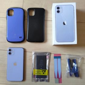 Apple iPhone 11 128GB ラベンダー 難あり SIMフリー