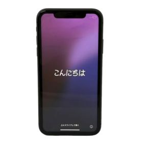 SIMフリー Apple iPhone 11 128GB NWM02J/A docomo ○判定 ブラック スマートフォン スマホ バッテリー最大容量77％ 非純正ディスプレイ 【中古】 22508R66