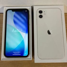 美品 Apple iPhone11 128GB ホワイト SIMロック解除済み