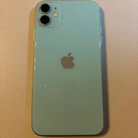 iPhone11 64GB グリーン SIMフリー 画面割れ バッテリー73％