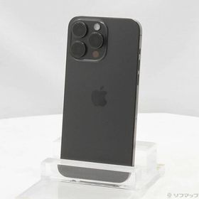 〔中古〕Apple(アップル) iPhone15 Pro Max 1TB ブラックチタニウム MU6Y3J／A SIMフリー〔258-ud〕