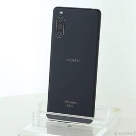 〔中古〕SONY(ソニー) Xperia 10 III 128GB ブラック SO-52B docomoロック解除SIMフリー〔305-ud〕