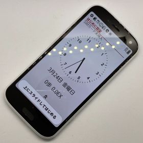 【良品中古】docomo F-52B 白本体 らくらくスマートフォン 0089