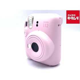 【中古】 【美品】 フジフイルム インスタントカメラ instax mini 12 「チェキ」 ブロッサムピンク