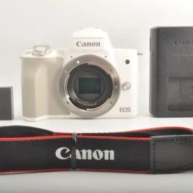 Canon ミラーレス一眼カメラ EOS Kiss M ボディー ホワイト EOSKISSMWH-BODY