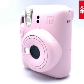 【中古】 【美品】 フジフイルム インスタントカメラ instax mini 12 「チェキ」 ブロッサムピンク 【フィルムカメラ】
