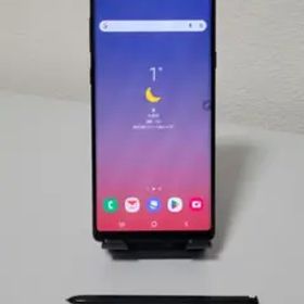美品 Samsung Galaxy Note9 SCV40 ブラック au