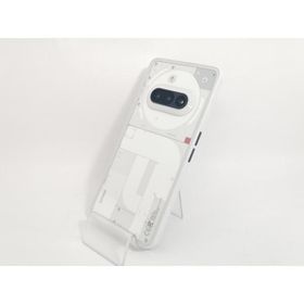 【中古】NOTHING 国内版 【SIMフリー】 Nothing Phone (3a) ホワイト 12GB 256GB【新宿】保証期間１ヶ月【ランクA】