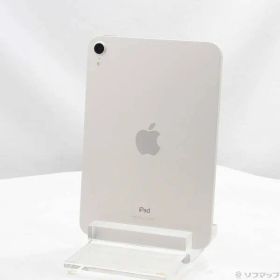 〔中古品〕 iPad mini 第6世代 64GB スターライト MK7P3J／A Wi-Fi【262】