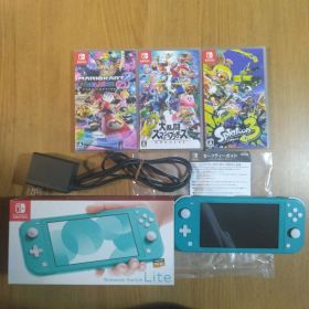 Nintendo Switch Lite ターコイズ 3本ゲーム付き
