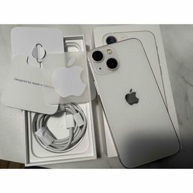 アップル(Apple)のアップル iPhone13 mini 128GB スターライト 箱、ケーブル付き(スマートフォン本体)