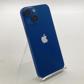 アップル(Apple)の【全額返金保証】【最速発送】Apple iPhone iPhone 13 mini 128GB ブルー au 動作確認済(スマートフォン本体)