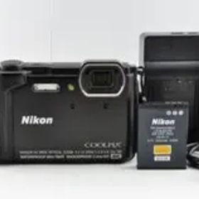 Nikon COOLPIX W300 ブラック 防水 デジカメ