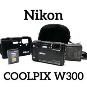 Nikon COOLPIX W300 BLACK 防水コンパクトカメラ