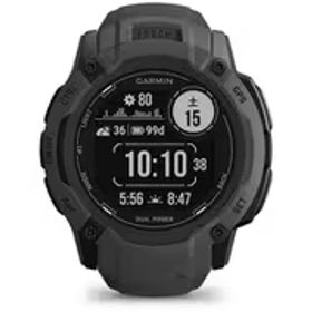 ガーミン GARMIN Instinct 2X Dual Power （インスティンクト ツー エックス デュアル パワー） Graphite（グラファイト） 50mm シリコンバンド Suica対応 GPSスマートウォッチ 010-02805-22