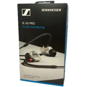 【未開封】SENNHEISER IE 40 PRO カナル型イヤホン CLEAR