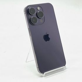 アップル(Apple)の【全額返金保証】【最速発送】Apple iPhone iPhone 14 Pro 128GB ディープパープル au SIMフリー 動作確認済(スマートフォン本体)