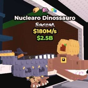 破格🔥変異3つ付き 核恐竜 180M/s‼️ | ロブロックス(ROBLOX)のアカウントデータ、RMTの販売・買取一覧