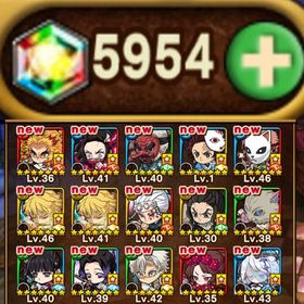 ✨煉獄,善逸2体,伊之助,実弥,クタニド･オルタ,パーティーマーズ所持✨虹結晶5950↑ 即購入✅ | ポコダン(ポコロンダンジョンズ)のアカウントデータ、RMTの販売・買取一覧