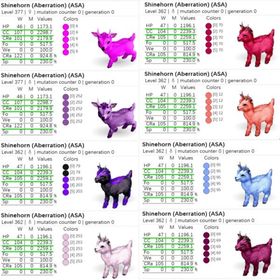 🎨 シャインホーン 全45カラー✨ 即納OK／高レベル・高ステ個体も多数出品中！ | ARK Survival Evolvedのアカウントデータ、RMTの販売・買取一覧