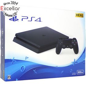 プレイステーション4(PlayStation4)のSONY プレイステーション4 500GB ブラック CUH-2200AB01 コントローラーなし・外箱いたみ 元箱あり(家庭用ゲーム機本体)