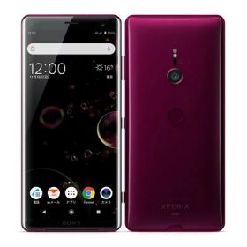 【SIMロック解除済】au Xperia XZ3 SOV39 Bordeaux Red SONY 当社3ヶ月間保証 中古 イオシス