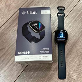 フィットビット(Fitbit)のFitbit スマートウォッチ SENSE CARBON/GRAPHITE FB(その他)