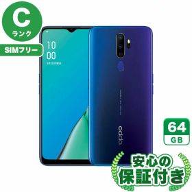 【ポイント5倍】SIMフリー OPPO A5 2020 ブルー64GB 本体[Cランク] Androidスマホ 中古 送料無料 当社6ヶ月保証