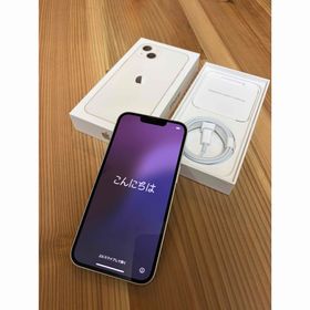 アップル(Apple)の【背面割れあり】iPhone13 256GB スターライト simフリー(スマートフォン本体)