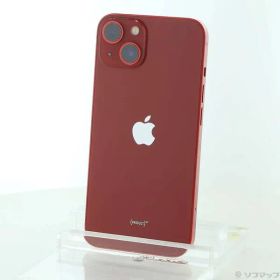 〔中古品〕 iPhone13 128GB プロダクトレッド MLNF3J／A SIMフリー【377】