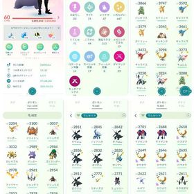 ✨激レア✨TL60・伝説160体・色違い447体✨ | ポケモンGOのアカウントデータ、RMTの販売・買取一覧