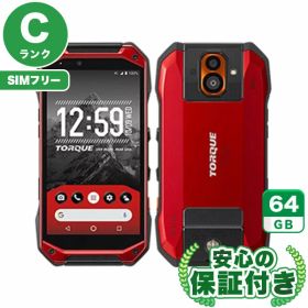 SIMフリー TORQUE G04 レッド64GB 本体[Cランク] Androidスマホ 中古 送料無料 当社6ヶ月保証