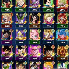 ドッカンバトル 10周年キャラゴクフリ以外持ってます。