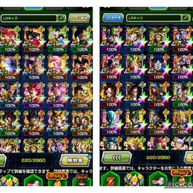 ドッカンバトル LR解放率100%キャラ大量所持しています！ 最新...