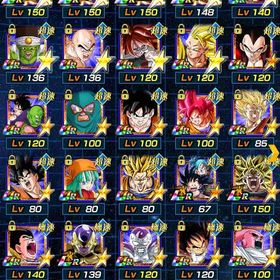 ドッカンバトル 10周年キャラコンプ LR86体