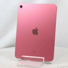 【中古】Apple(アップル) iPad 第10世代 64GB ピンク MPQ33J／A Wi-Fi 【305-ud】